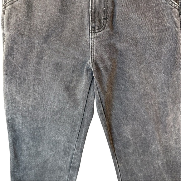 J. Galt Gray Straight Leg Subtly Distressed Cotton Denim Pants Womens Small - Picture 7 of 7